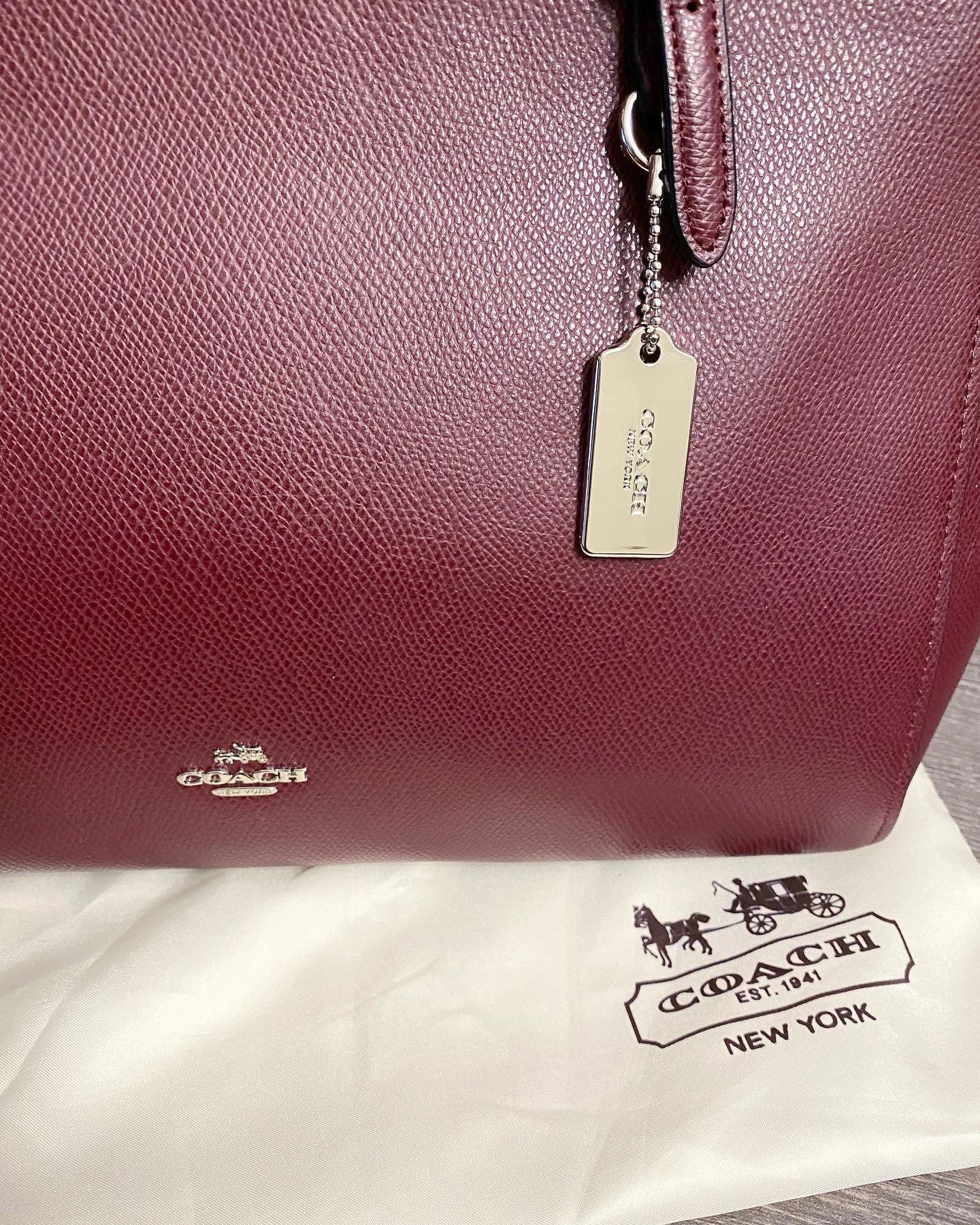 Coach turnlock carryall deals