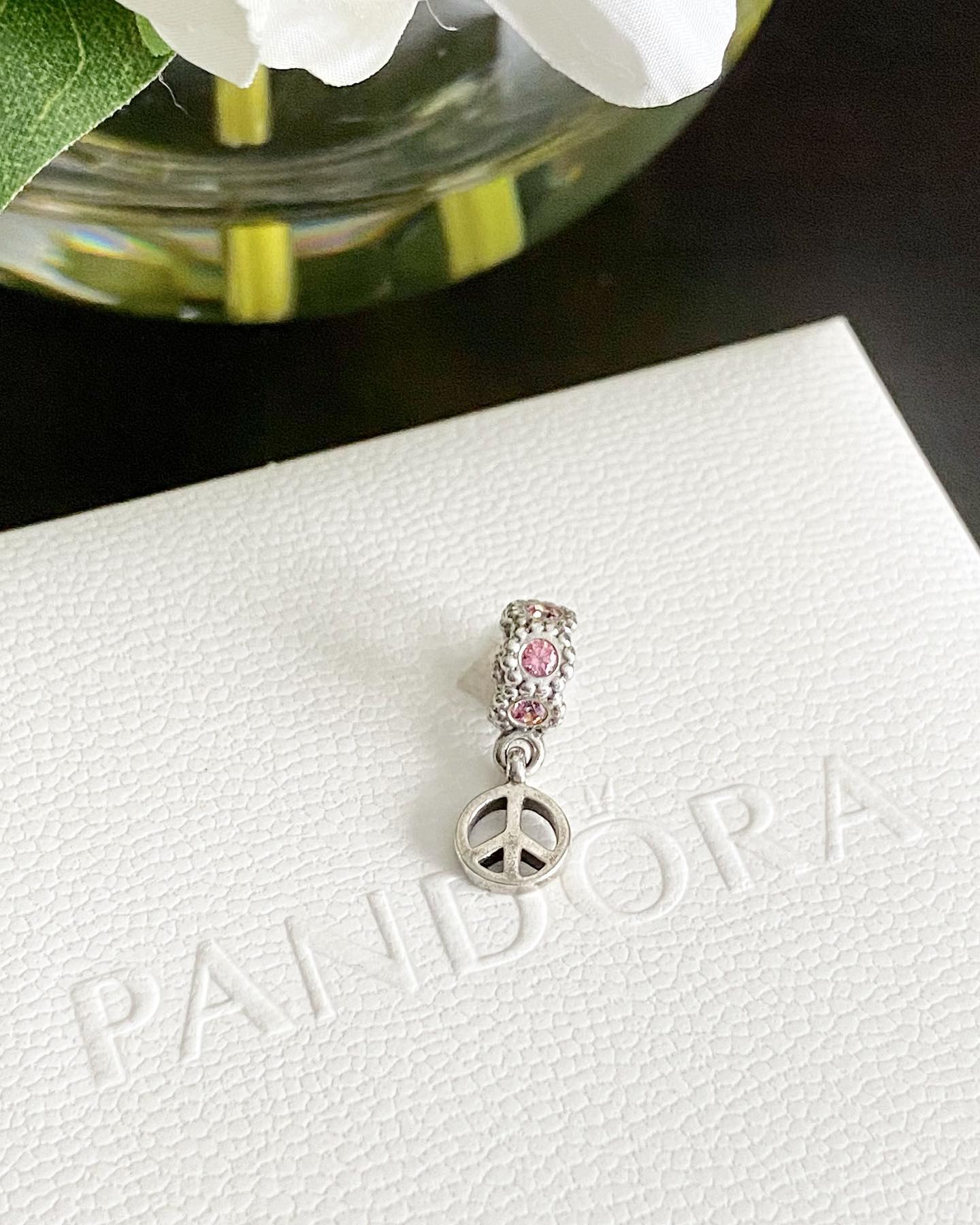 PANDORA Peace Sign Charm